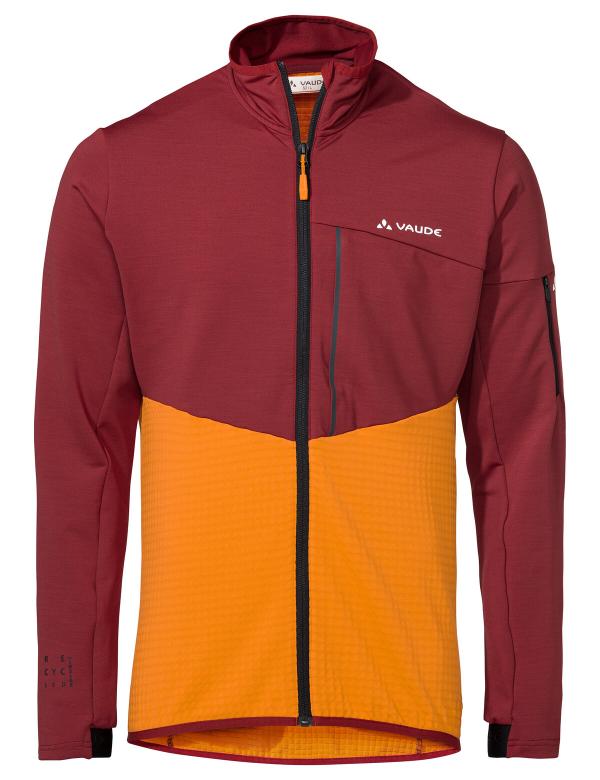 VAUDE Men's Scopi Fleece Jacket carmine Gr&ouml;&szlig; S