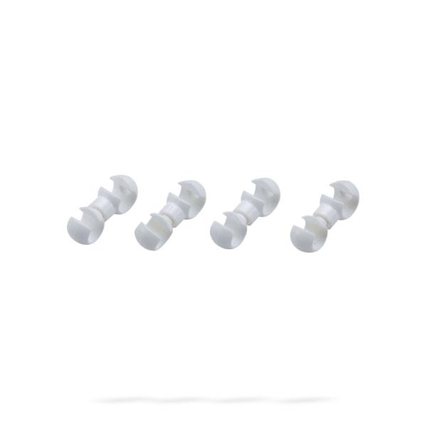 BBB KABELFIXIERUNG &Oslash;4/5MM, 4 STK. WEISS