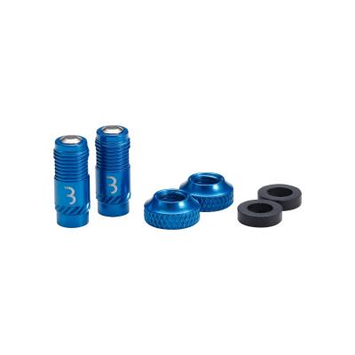 BBB Presta CoreCap blue, 2 St&uuml;ckSchrader Pumpe kompatibel +300% Airflow Produktbild 1