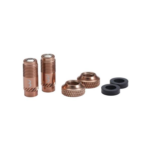 BBB Presta CoreCap copper, 2 St&uuml;ckSchrader Pumpe kompatibel +300% Airflow