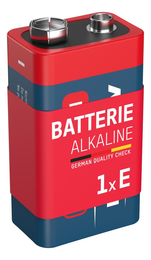 Ansmann Batterie Alkaline RED 9V E-Block 6LR61 