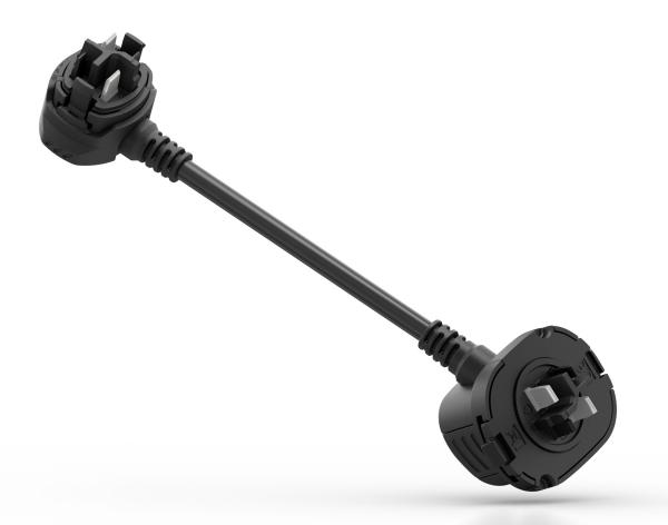 Bosch Kabelsatz PowerMore 550mm BCH3923 Kabelf&uuml;hrung Richtung Akkuhalter schwarz 