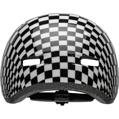 Bell Lil Ripper Helmet XS gloss black/white checkers Unisex Produktbild 2
