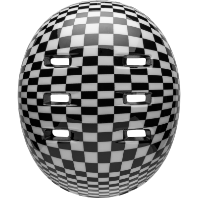 Bell Lil Ripper Helmet S gloss black/white checkers Unisex Produktbild 3