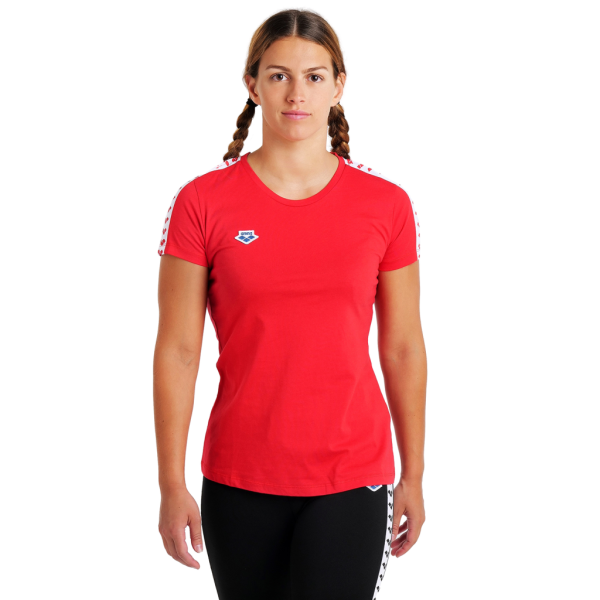 Arena W T-Shirt Team S red/white/red Damen