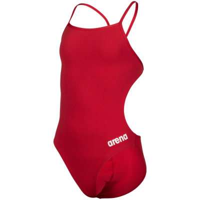 Arena G Team Swimsuit Challenge Solid 152 red/white M&auml;dchen Produktbild 1
