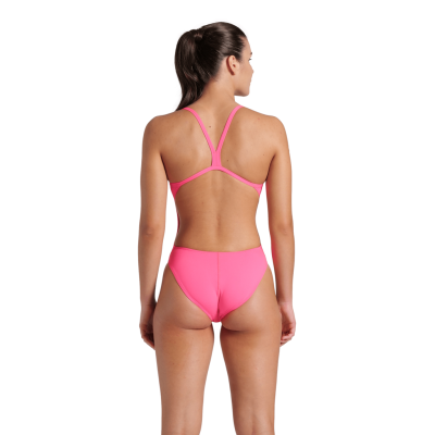 Arena W Team Swimsuit Challenge Solid D 42 shocking pink/blue river Damen Produktbild 1