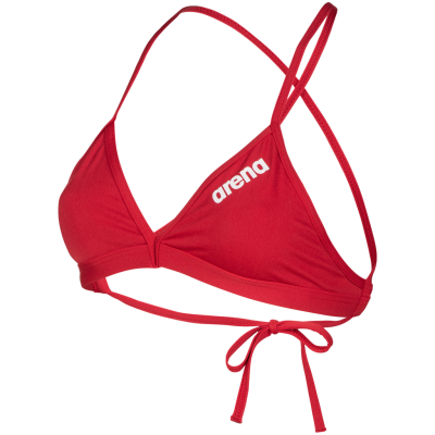 Arena W Team Swim Top Tie Back Solid D 38 red/white Damen Produktbild 1