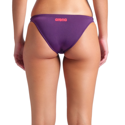 Arena W Team Swim Bottom Solid D 40 plum/bright coral Damen Produktbild 1