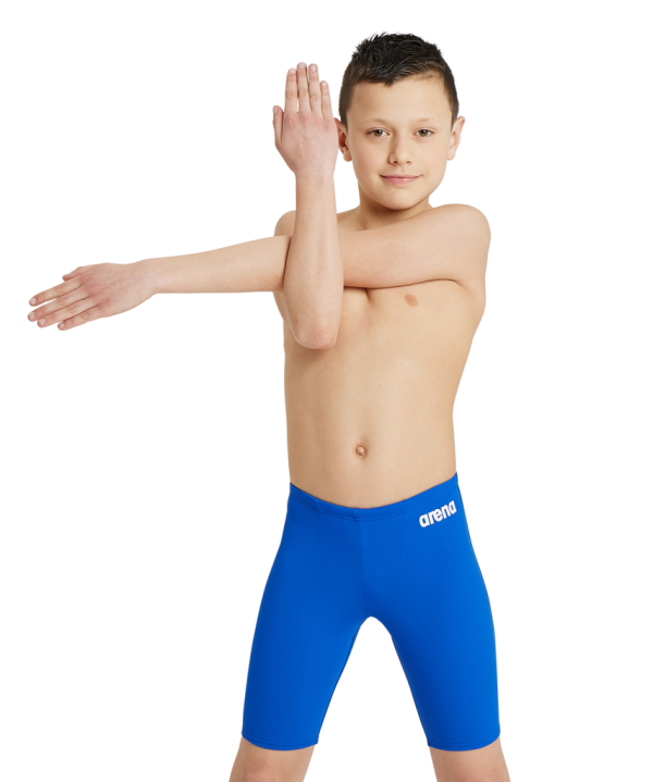 Arena B Team Swim Jammer Solid 116 royal/white Jungen