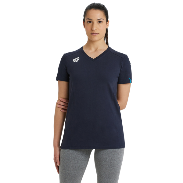 Arena W Team T-Shirt Panel M navy Damen