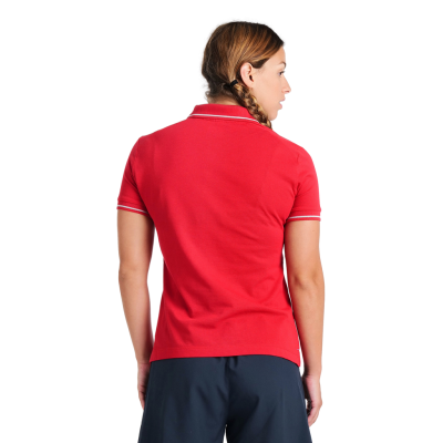 Arena W Team Poloshirt Solid Cotton L red Damen Produktbild 3