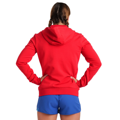 Arena W Team Hooded Jacket Panel M red Damen Produktbild 3