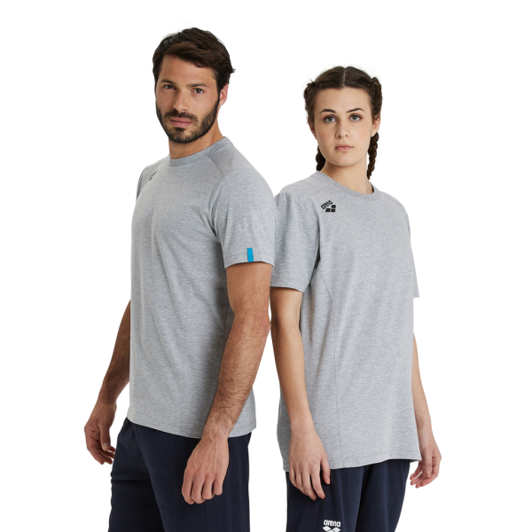 Arena Team T-Shirt Panel XL medium grey heather Unisex