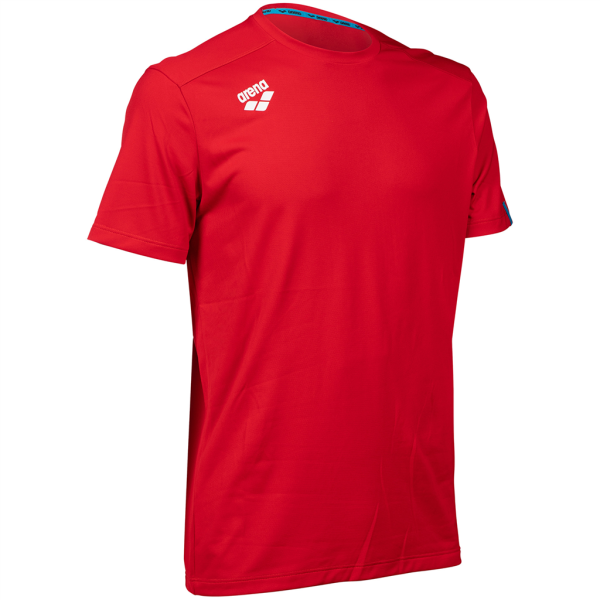 Arena Team T-Shirt Solid S red Unisex