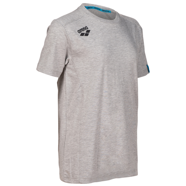 Arena Jr Team T-Shirt Panel 128 medium grey heather Unisex