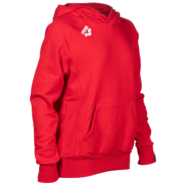 Arena Jr Team Hooded Sweat Panel 152 red Unisex