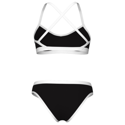 Arena W Arena Icons Bikini Cross Back Solid D 34 black/white Damen Produktbild 2
