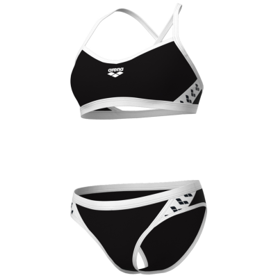 Arena W Arena Icons Bikini Cross Back Solid D 36 black/white Damen Produktbild 1