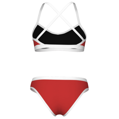 Arena W Arena Icons Bikini Cross Back Solid D 40 red/white Damen Produktbild 2