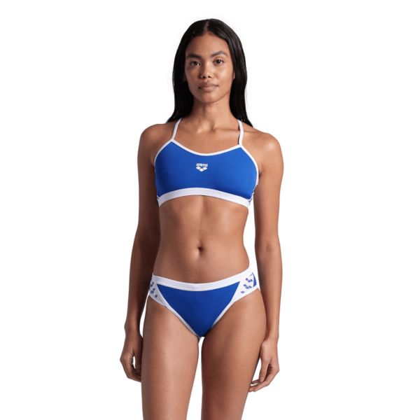 Arena W Arena Icons Bikini Cross Back Solid D 32 royal/white Damen