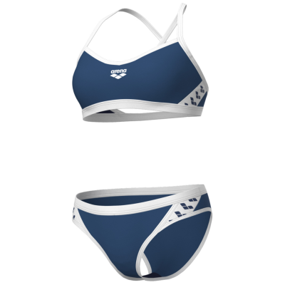 Arena W Arena Icons Bikini Cross Back Solid D 38 royal/white Damen Produktbild 1