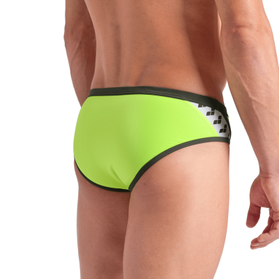 Arena M Arena Icons Swim Briefs Solid D 6 artic lime/dark sage Herren Produktbild 2