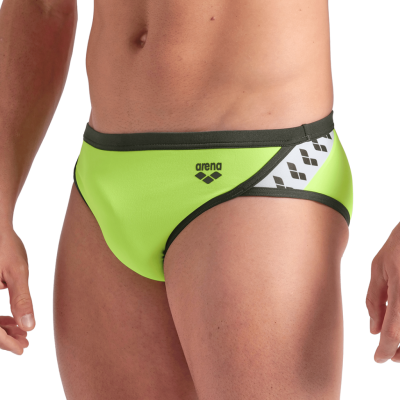 Arena M Arena Icons Swim Briefs Solid D 7 artic lime/dark sage Herren Produktbild 1