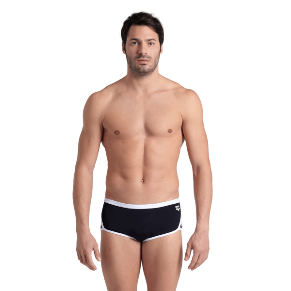 Arena M Arena Icons Swim Low Waist Short Solid D 6 black/white Herren