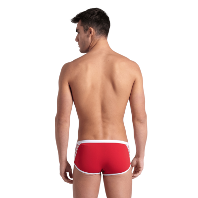 Arena M Arena Icons Swim Low Waist Short Solid D 8 red/white Herren Produktbild 3