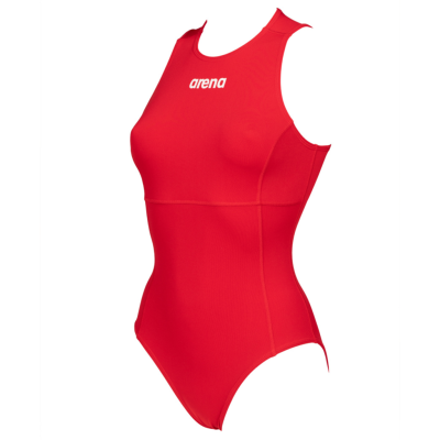 Arena W Team Swimsuit Waterpolo Solid D 34 red/white Damen Produktbild 1