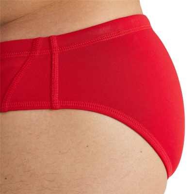 Arena M Team Swim Briefs Waterpolo Solid D 3 red/white Herren Produktbild 2