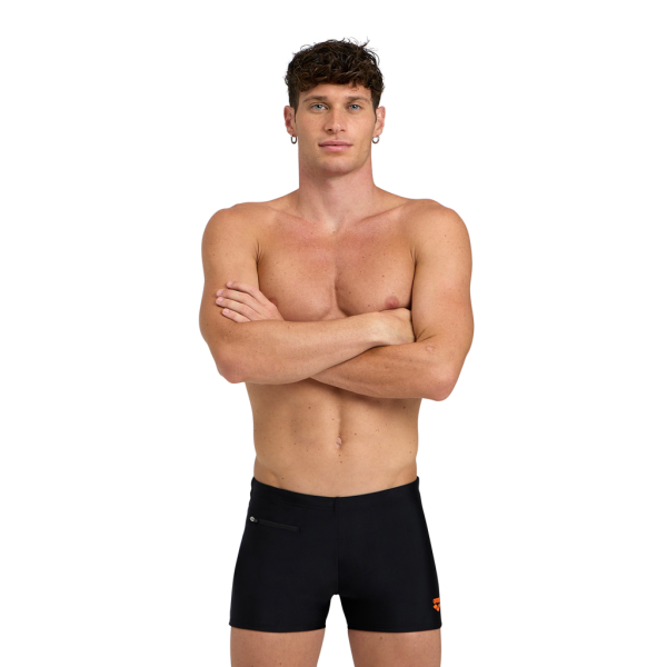 Arena M Arena Zip Swim Short D 8 black Herren