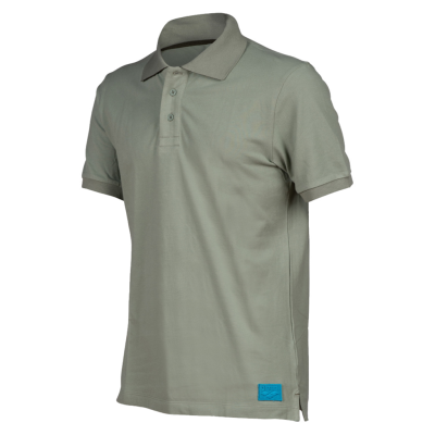 Arena M Poloshirt Solid Cotton Piquet S jade/dark olive Herren Produktbild 1