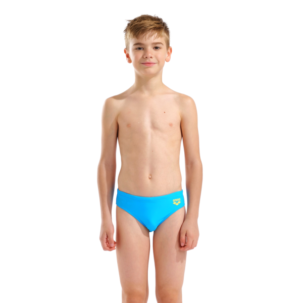 Arena B Dynamo Jr Brief R 128 turquoise/yellow star Jungen