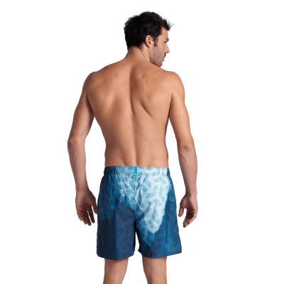 Arena M Beach Boxer Placed XXL white/water/monogram Herren Produktbild 1