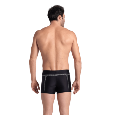 Arena M Arena Pro_File Swim Short Graphic D 5 black/silver Herren Produktbild 2