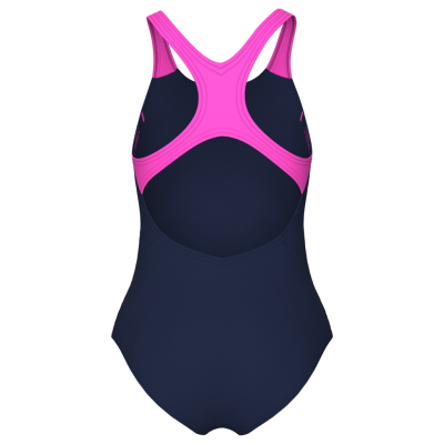 Arena G Arena Reflecting Swimsuit Swim Pro Back 116 navy/shocking pink M&auml;dchen Produktbild 1