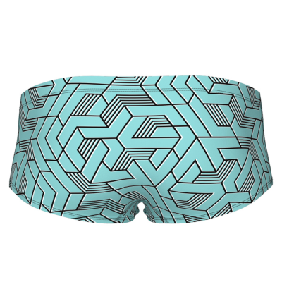 Arena M Arena Escape Swim Low Waist Short D 6 black/water blue multi Herren Produktbild 1