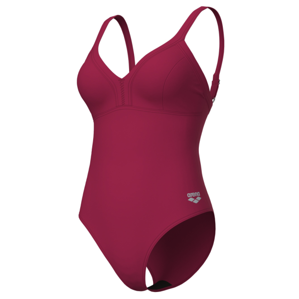 Arena W Arena Swimsuit Lara Soft Curve Back C Cup D 46 red onion Damen