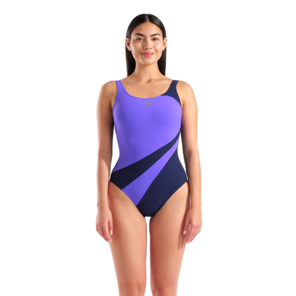 Arena W Arena Swimsuit Liliana U Back C Cup D 40 navy/violet Damen