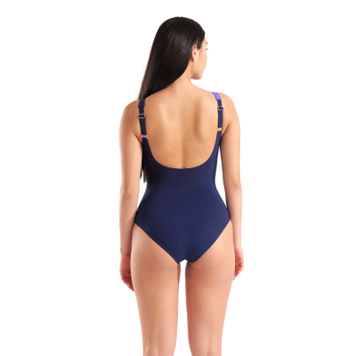 Arena W Arena Swimsuit Liliana U Back C Cup D 46 navy/violet Damen Produktbild 3