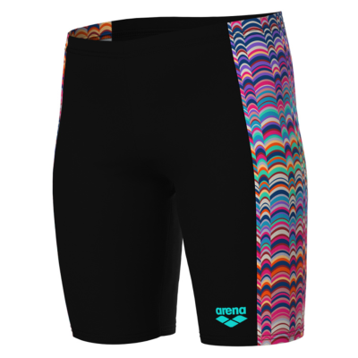 Arena B Arena Ondulation Swim Jammer 128 black/multi violet Jungen Produktbild 1