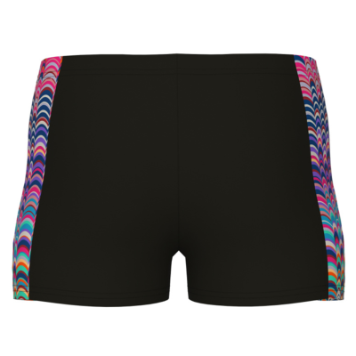 Arena B Arena Ondulation Swim Short 152 black/multi violet Jungen Produktbild 2