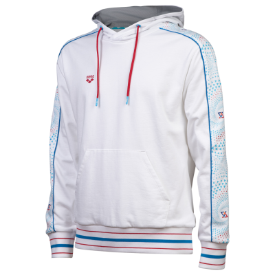 Arena Arena Fireflow Hooded Sweat Inserts XL white/white multi Unisex Produktbild 1