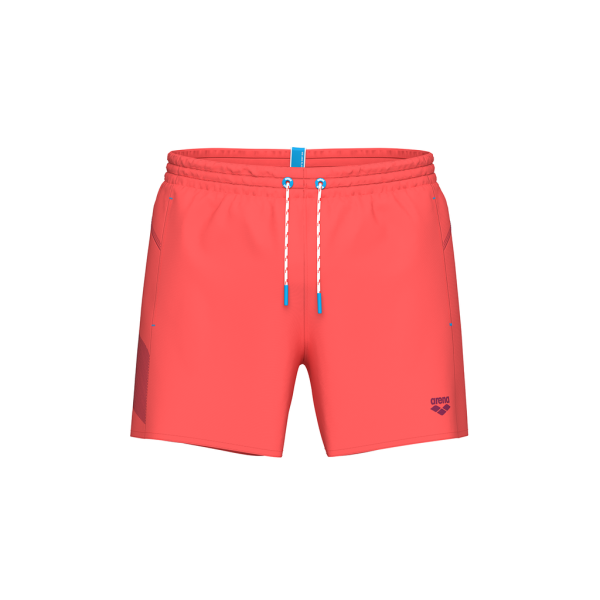 Arena M Arena Pro_File Losange Beach Short XL calypso coral/dark purple Herren