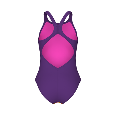 Arena G Arena Multi Colours Swimsuit V Back 152 plum multi/plum M&auml;dchen Produktbild 3