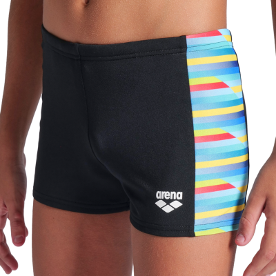 Arena B Arena Racing Stripe Swim Short 152 black/black multi Jungen Produktbild 1