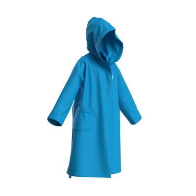 Arena Jr Arena Zeal Robe 116 turquoise/white Unisex Produktbild 1
