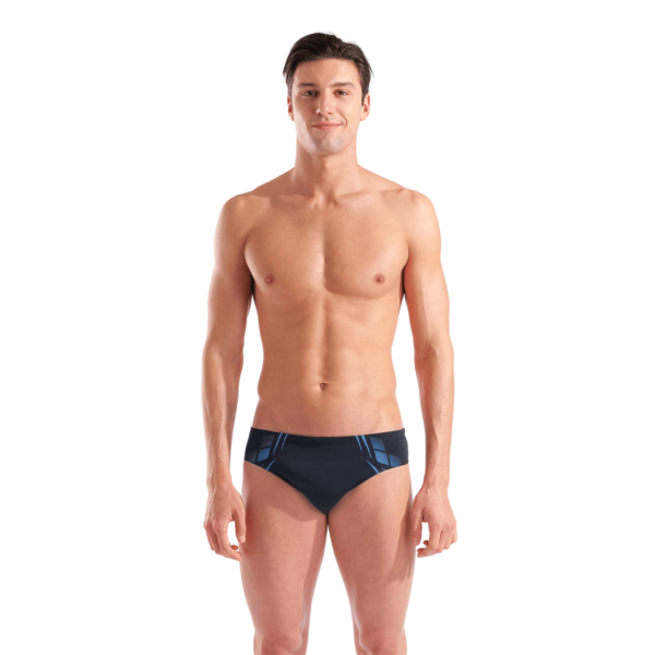 Arena M Arena Poseidonia Swim Briefs D 8 black/turquoise Herren